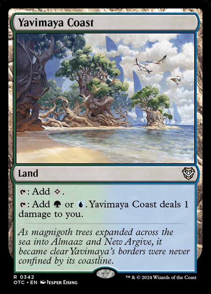 Yavimaya Coast – Outlaws of Thunder Junction Commander [OTC] – English – #342