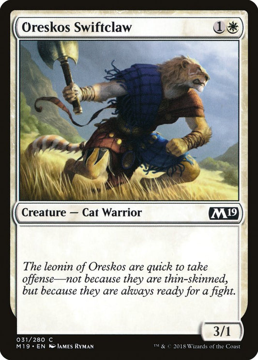 Oreskos Swiftclaw – Core Set 2019 [M19] – D – #31