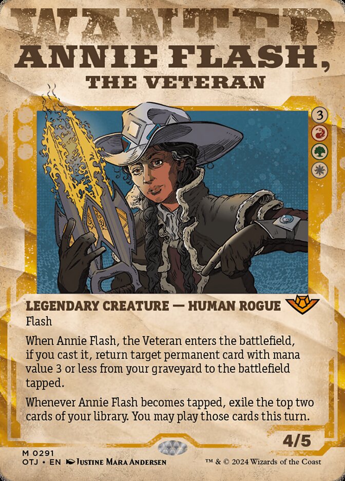 Annie Flash, the Veteran – Outlaws of Thunder Junction [OTJ] – D – #291