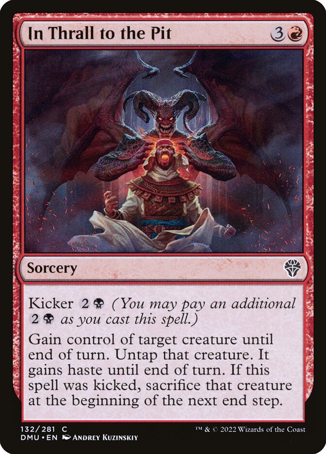In Thrall to the Pit – Dominaria United [DMU] – English – #132
