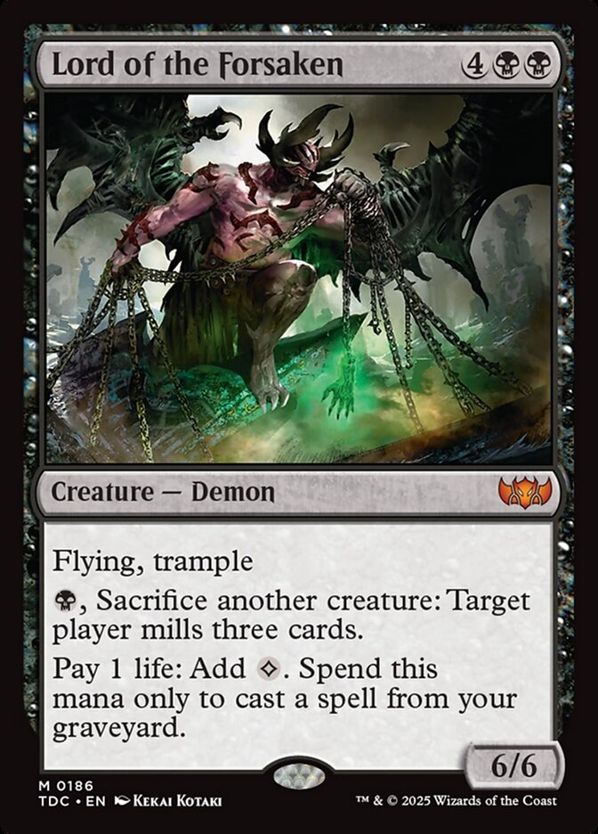 Lord of the Forsaken – Tarkir: Dragonstorm Commander [TDC] – English – #186