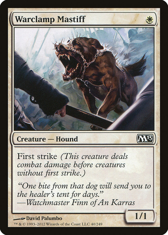 Warclamp Mastiff – Magic 2013 [M13] – English – #40