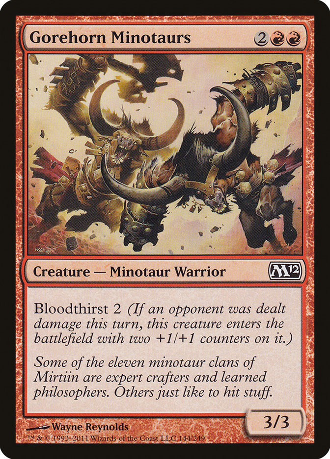 Gorehorn Minotaurs – Magic 2012 [M12] – English – #144