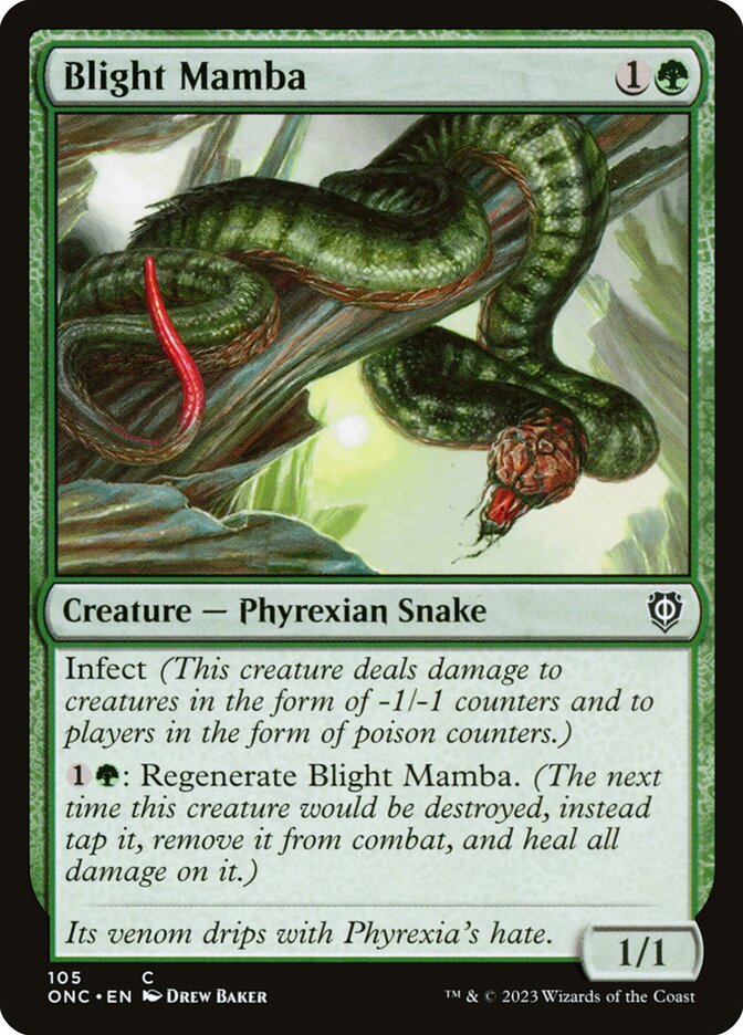 Blight Mamba – Phyrexia: All Will Be One Commander [ONC] – D – #105