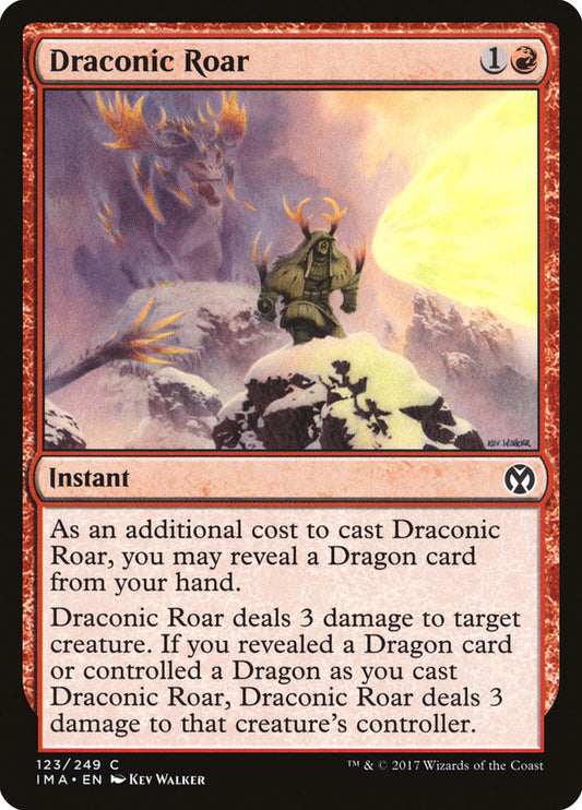 Draconic Roar – Iconic Masters [IMA] – English – #123