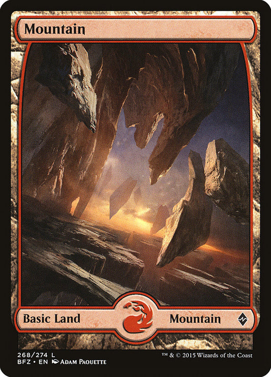 Mountain – Battle for Zendikar [BFZ] – English – #268