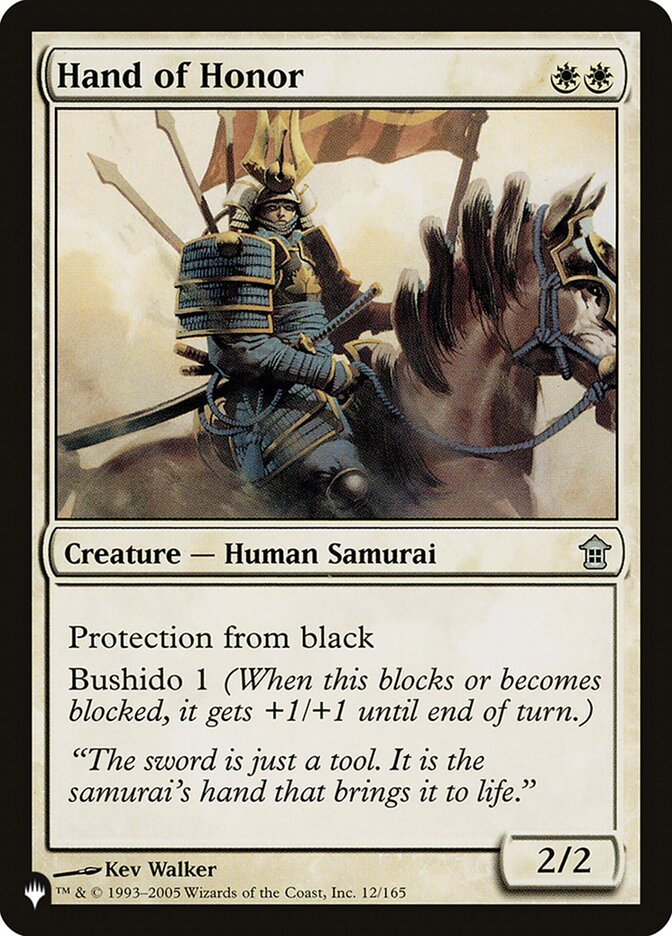 Hand of Honor – The List [PLST] – English – #SOK-12