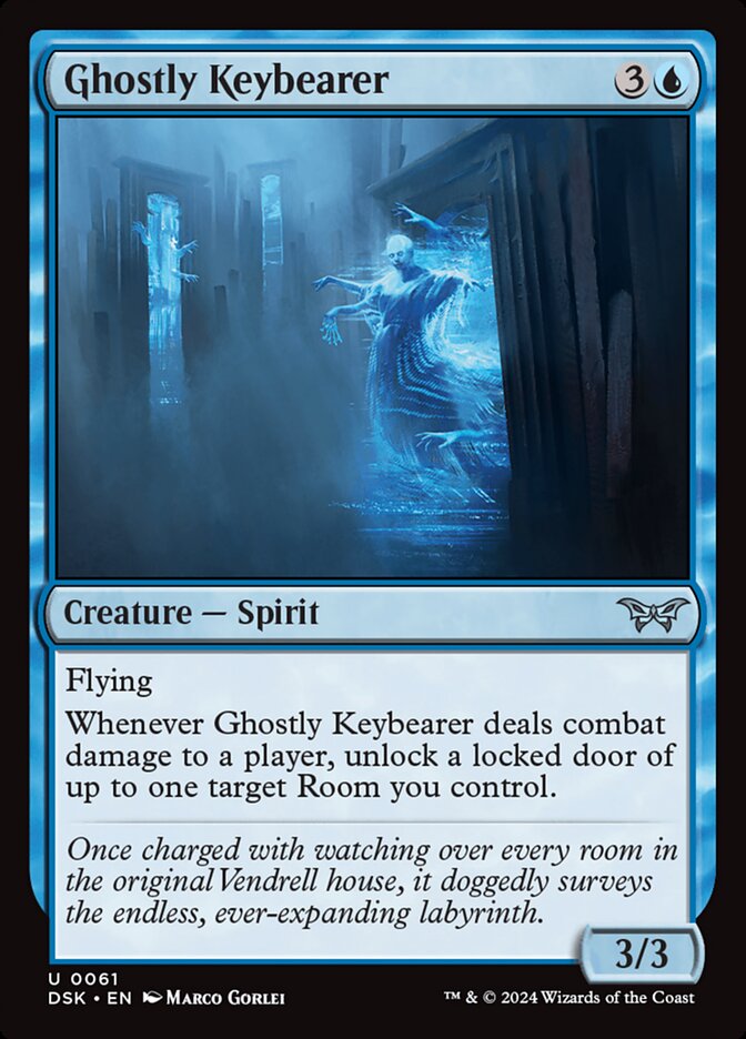 Ghostly Keybearer – Duskmourn: House of Horror [DSK] – D – #61