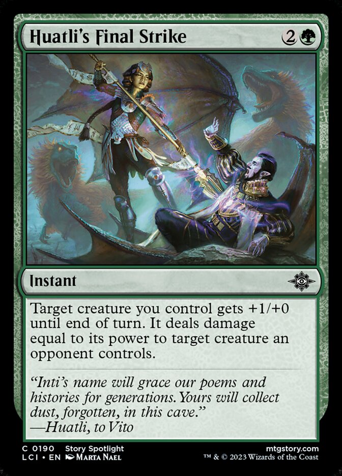 Huatli's Final Strike – The Lost Caverns of Ixalan [LCI] – D – #190
