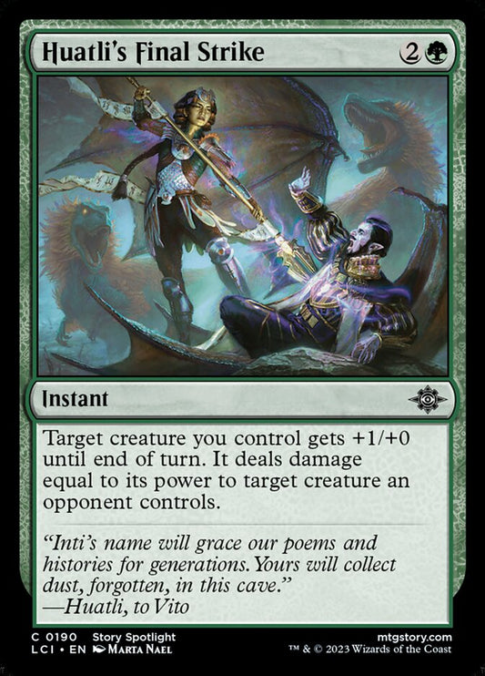 Huatli's Final Strike – The Lost Caverns of Ixalan [LCI] – D – #190