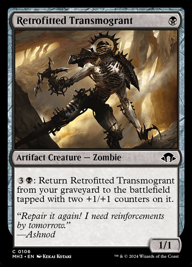 Retrofitted Transmogrant – Modern Horizons 3 [MH3] – English – #106