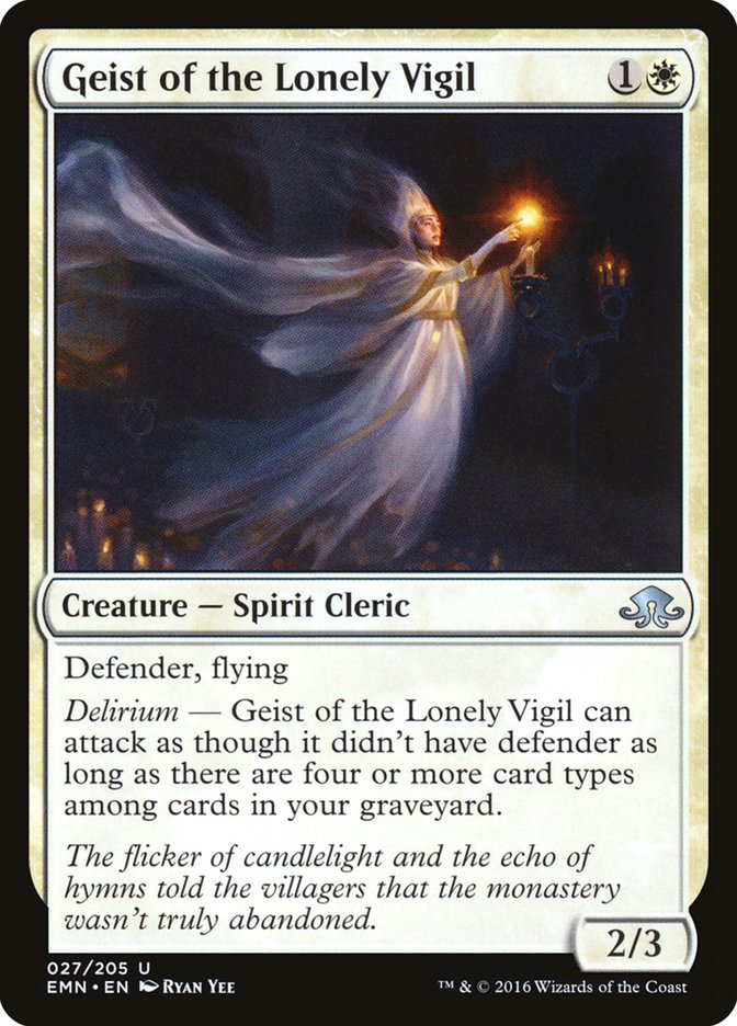 Geist of the Lonely Vigil – Eldritch Moon [EMN] – English – #27