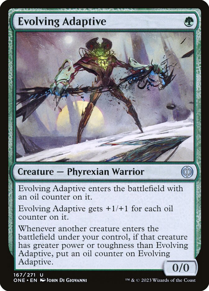 Evolving Adaptive – Phyrexia: All Will Be One [ONE] – D – #167
