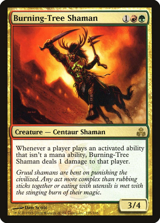 Burning-Tree Shaman – Guildpact [GPT] – English – #105