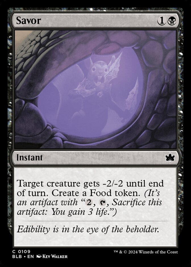 Savor – Bloomburrow [BLB] – English – #109