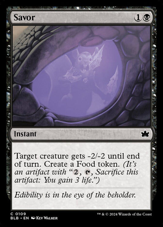 Savor – Bloomburrow [BLB] – English – #109