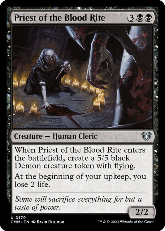 Priest of the Blood Rite – Commander Masters [CMM] – English – #179