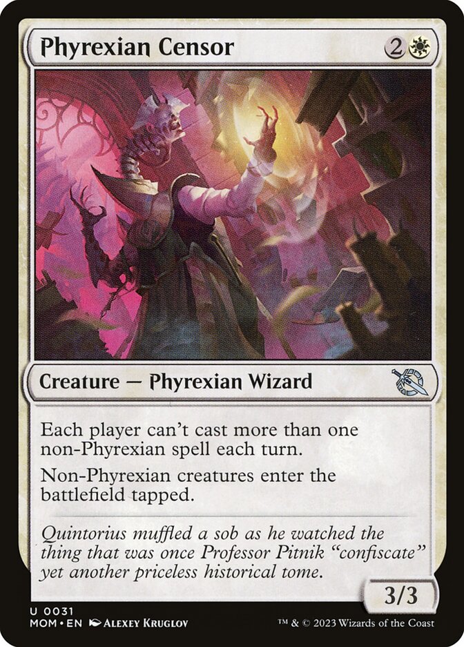 Phyrexian Censor – March of the Machine [MOM] – English – #31