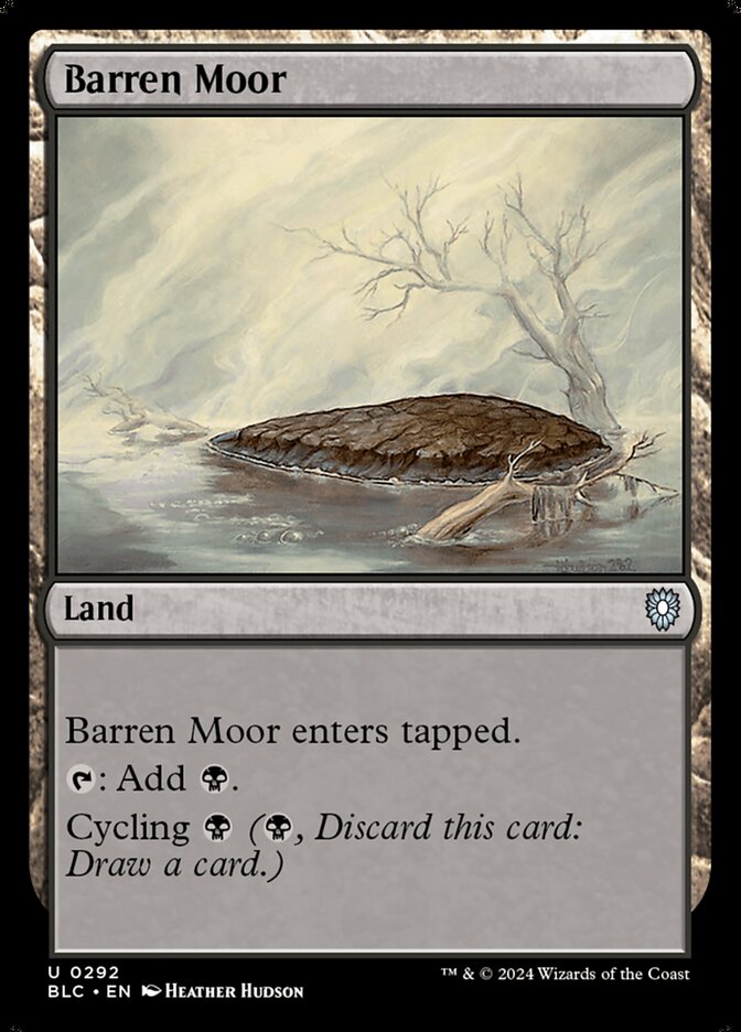 Barren Moor – Bloomburrow Commander [BLC] – English – #292