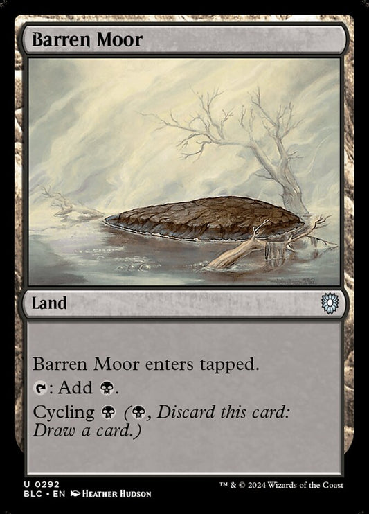Barren Moor – Bloomburrow Commander [BLC] – English – #292