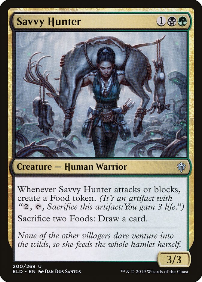 Savvy Hunter – Throne of Eldraine [ELD] – English – #200