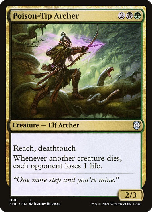 Poison-Tip Archer – Kaldheim Commander [KHC] – English – #90