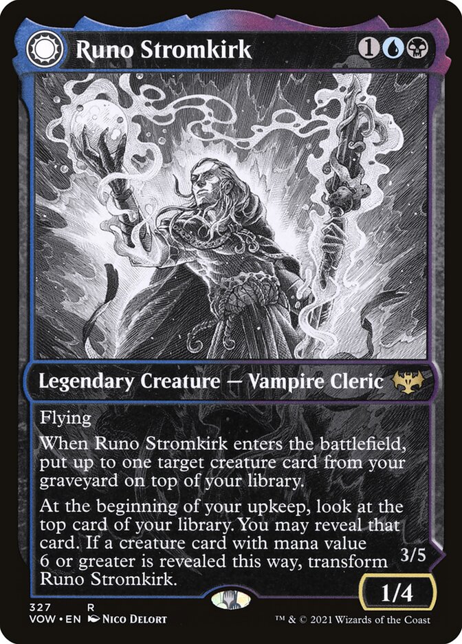 Runo Stromkirk // Krothuss, Lord of the Deep – Innistrad: Crimson Vow [VOW] – D – #327