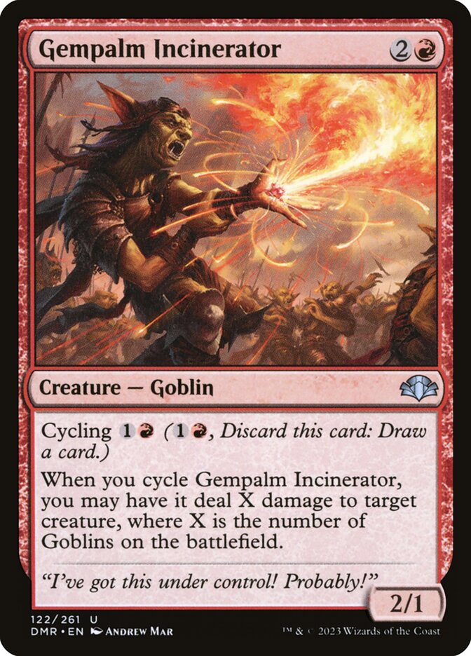 Gempalm Incinerator – Dominaria Remastered [DMR] – D – #122