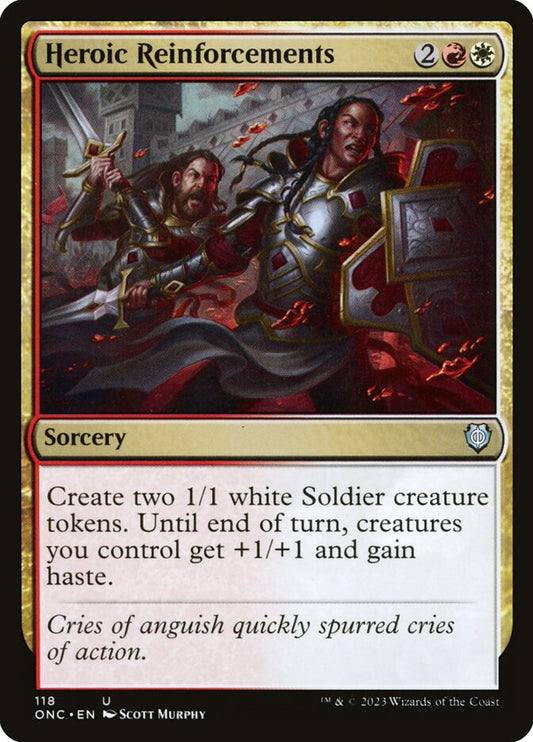 Heroic Reinforcements – Phyrexia: All Will Be One Commander [ONC] – D – #118