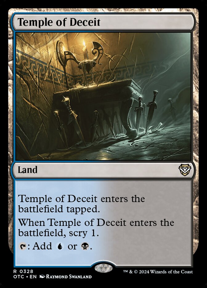 Temple of Deceit – Outlaws of Thunder Junction Commander [OTC] – English – #328