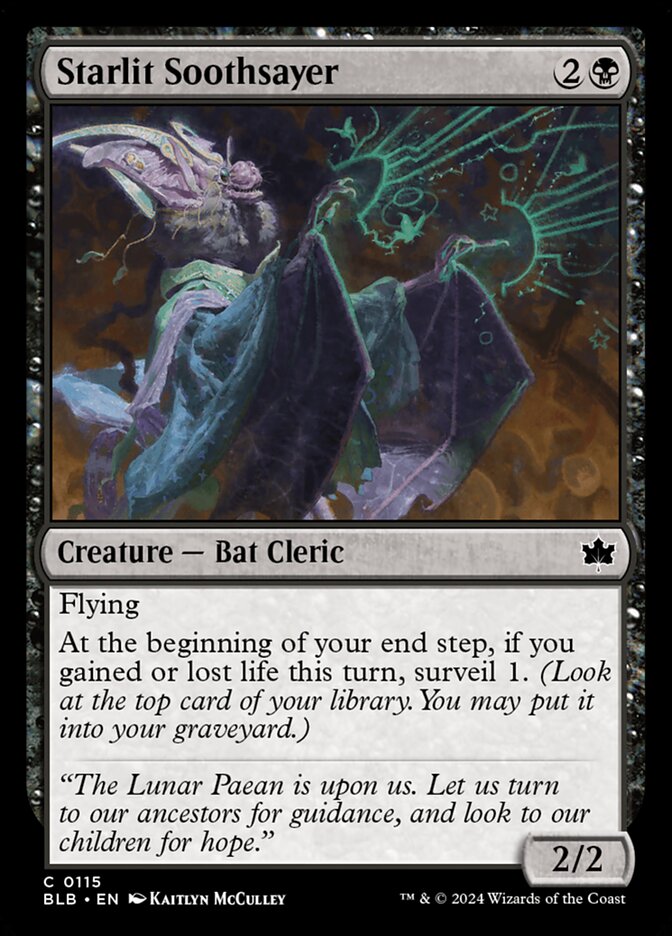 Starlit Soothsayer – Bloomburrow [BLB] – English – #115