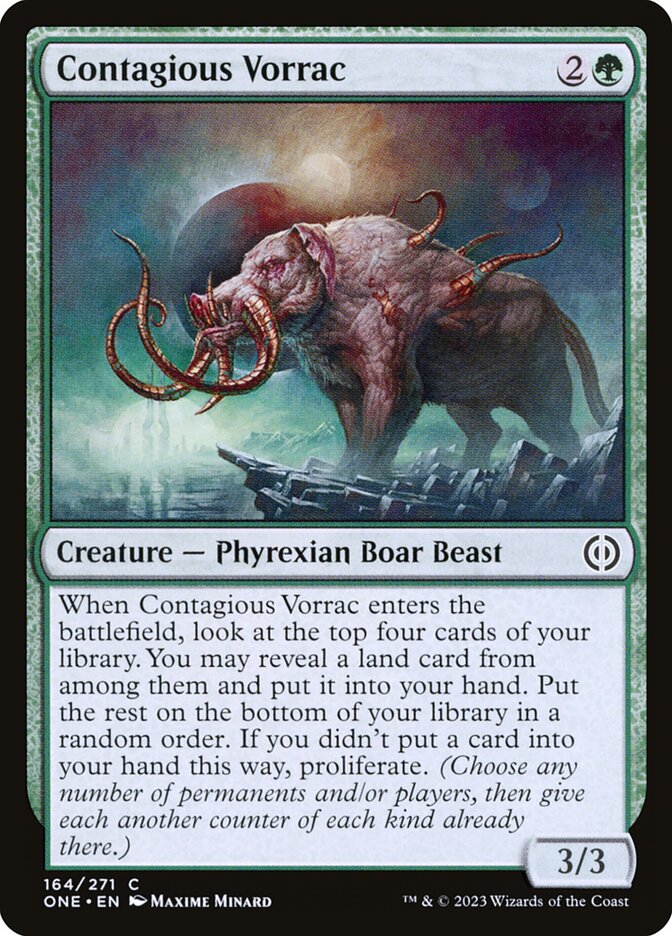 Contagious Vorrac – Phyrexia: All Will Be One [ONE] – D – #164
