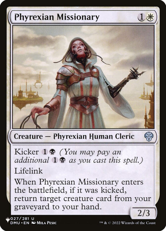 Phyrexian Missionary – The List [PLST] – English – #DMU-27