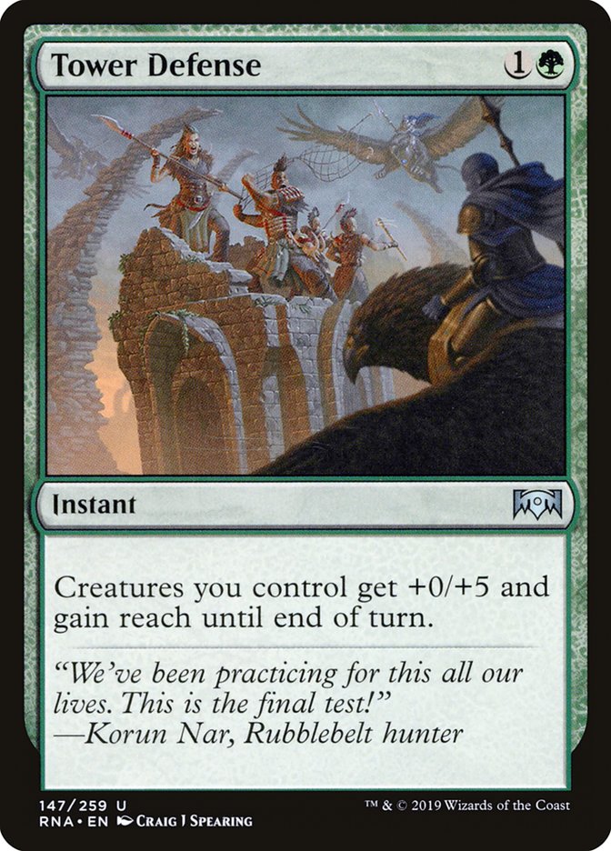 Tower Defense – Ravnica Allegiance [RNA] – English – #147