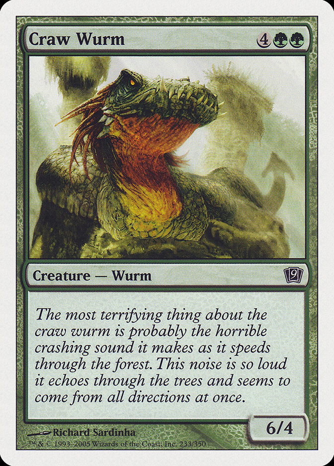 Craw Wurm – Ninth Edition [9ED] – D – #233