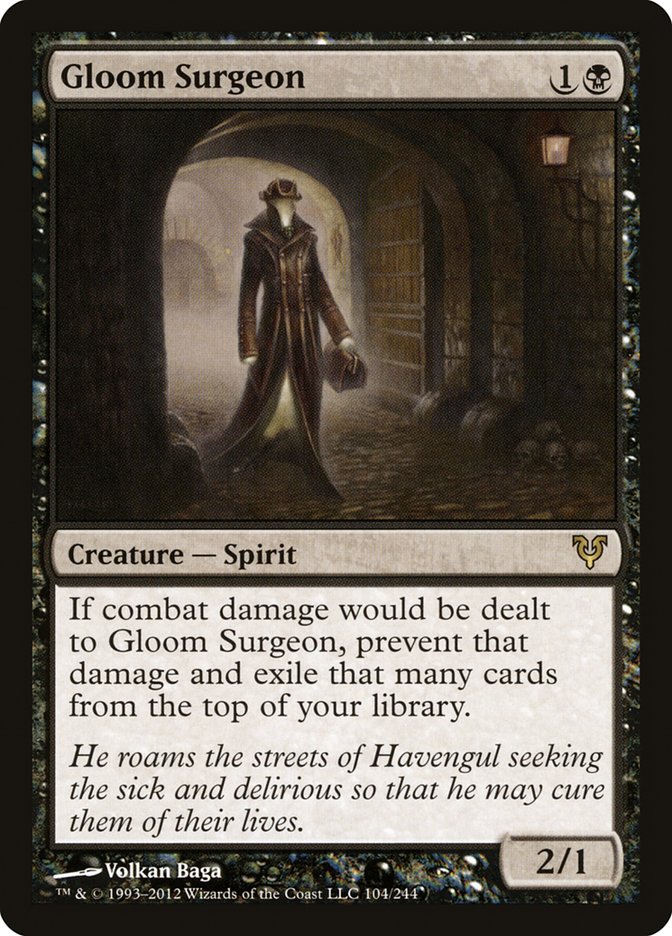 Gloom Surgeon – Avacyn Restored [AVR] – English – #104