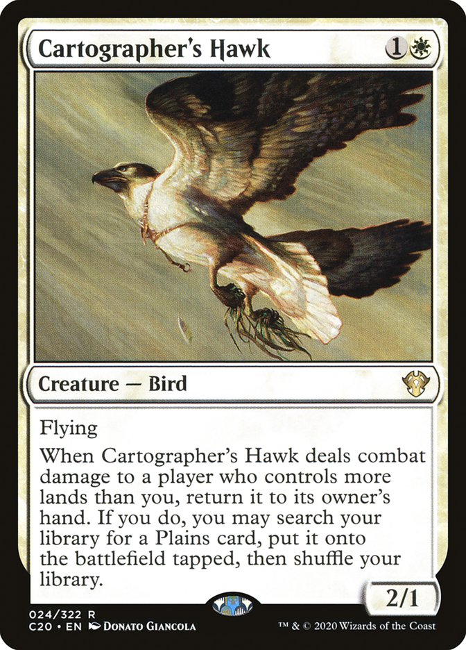Cartographer's Hawk – Commander 2020 [C20] – English – #24