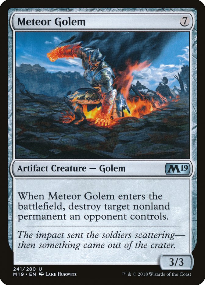 Meteor Golem – Core Set 2019 [M19] – D – #241