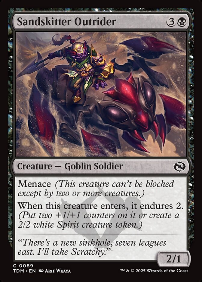 Sandskitter Outrider – Tarkir: Dragonstorm [TDM] – D – #89