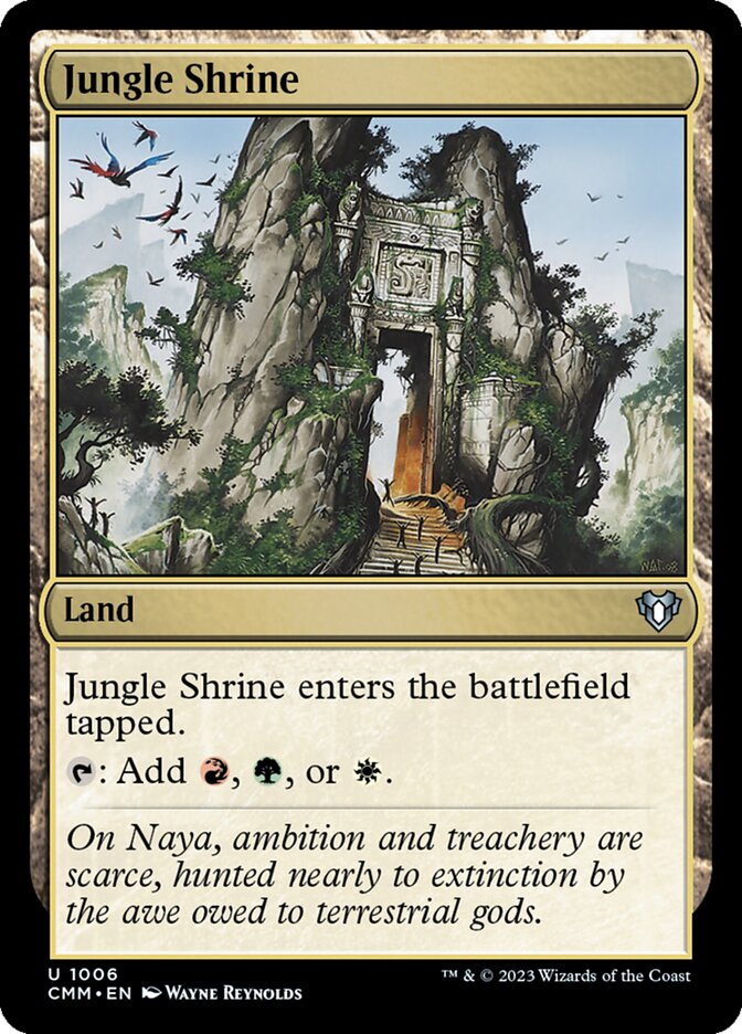 Jungle Shrine – Commander Masters [CMM] – D – #1006