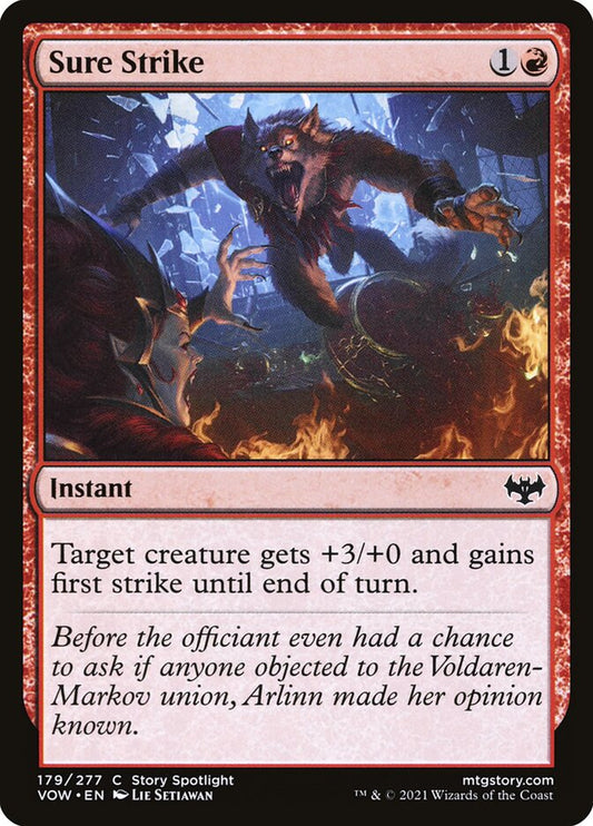 Sure Strike – Innistrad: Crimson Vow [VOW] – English – #179