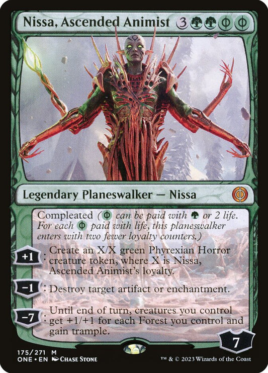 Nissa, Ascended Animist – Phyrexia: All Will Be One [ONE] – English – #175
