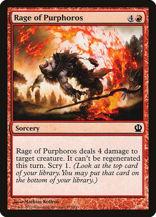 Rage of Purphoros – Theros [THS] – English – #137