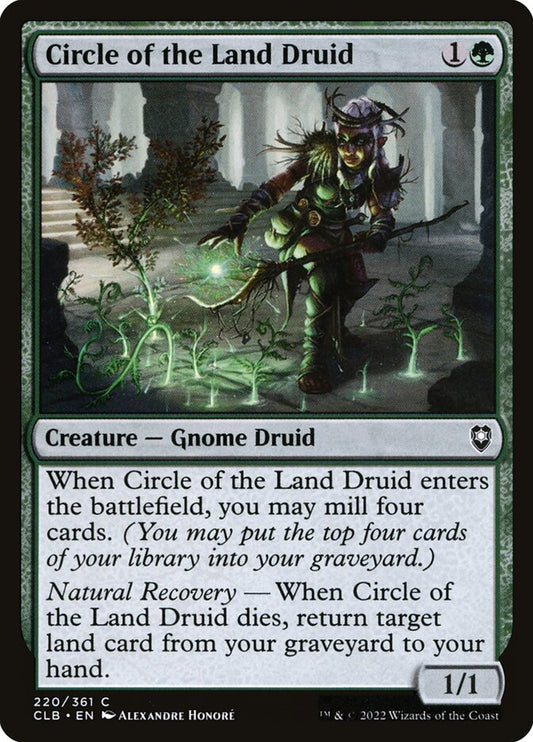 Circle of the Land Druid – Commander Legends: Battle for Baldur's Gate [CLB] – D – #220