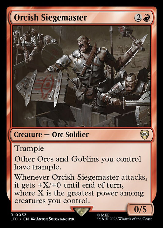 Orcish Siegemaster – Tales of Middle-earth Commander [LTC] – English – #33