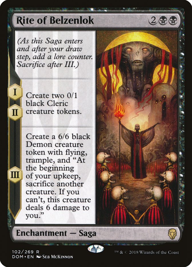 Rite of Belzenlok – Dominaria [DOM] – English – #102