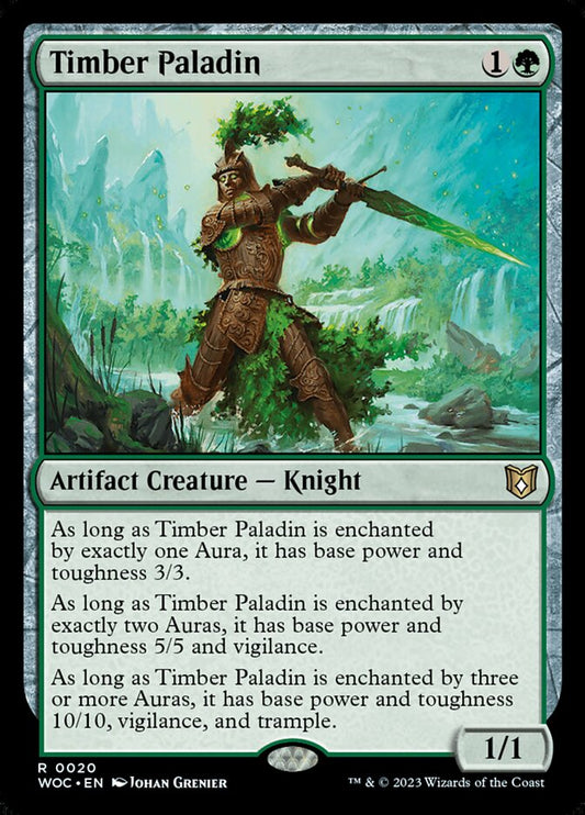 Timber Paladin – Wilds of Eldraine Commander [WOC] – English – #20