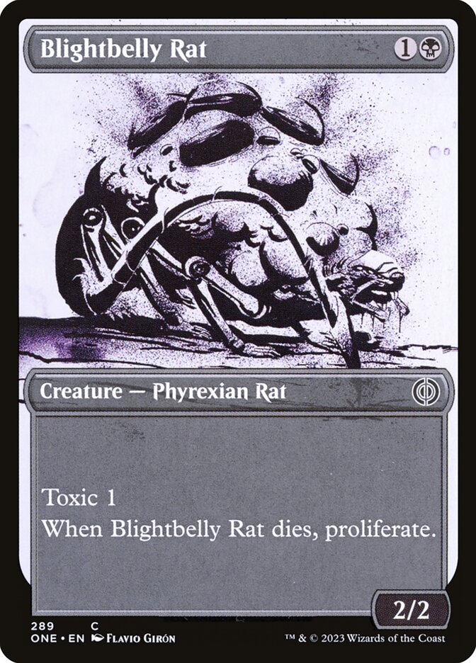 Blightbelly Rat – Phyrexia: All Will Be One [ONE] – D – #289