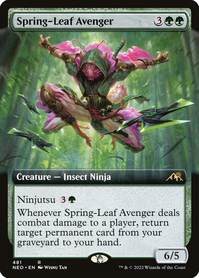 Spring-Leaf Avenger – Kamigawa: Neon Dynasty [NEO] – English – #481