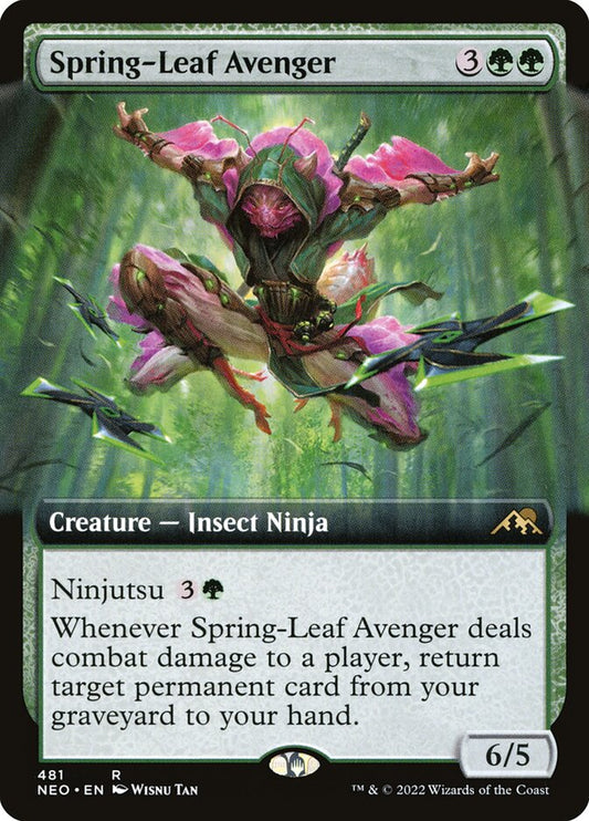 Spring-Leaf Avenger – Kamigawa: Neon Dynasty [NEO] – English – #481